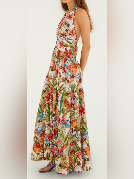 FARM Rio Dresses & Skirts - SOLD FARM Rio Cocktail Halter Maxi Dress